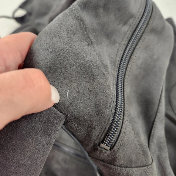 MARC FISHER Grey Gray LOCKET SUEDE OVER THE KNEE BOOT Size 7 1/2 M - Picture 13 of 14